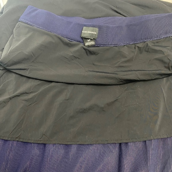 CLUB MONACO Textured Midi Skirt in Blue size Small - Picture 9 of 9